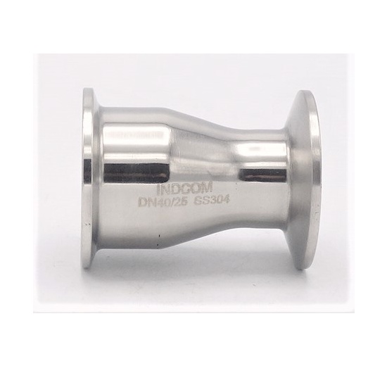 Redukce centrická, clamp DN40/25