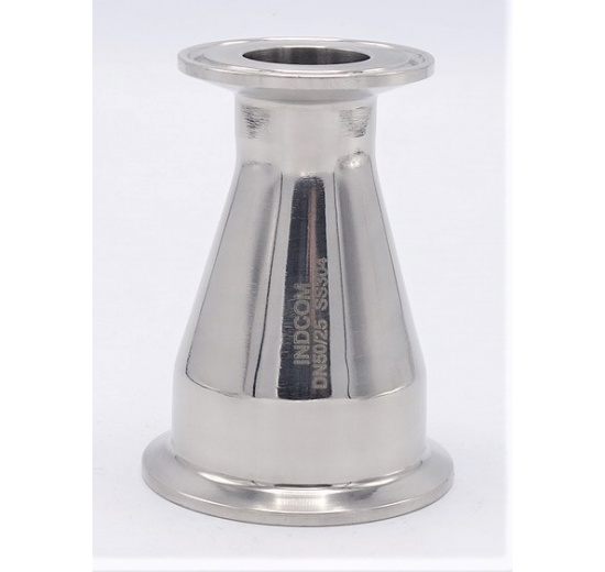 Redukce centrická, clamp DN50/25