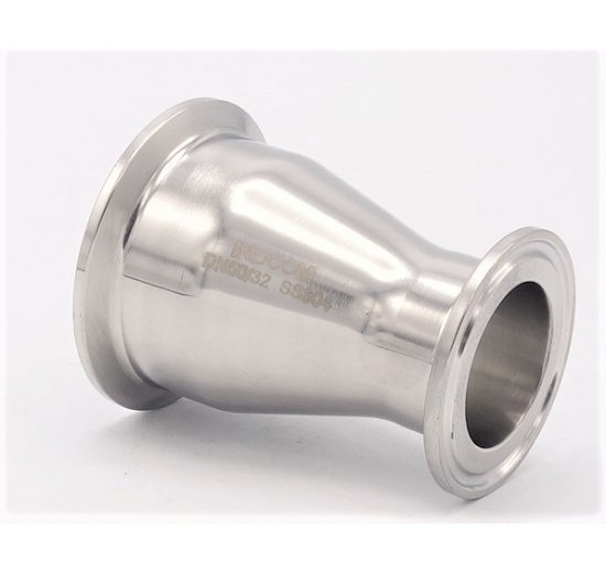 Redukce centrická, clamp  DN50/32