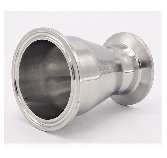 Redukce centrická, clamp  DN50/32