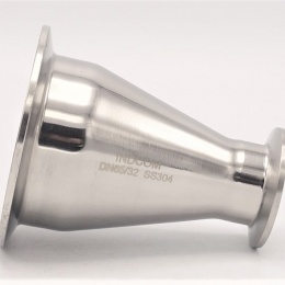 Redukce centrická, clamp DN65/32