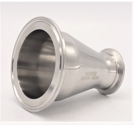 Redukce centrická, clamp  DN65/40