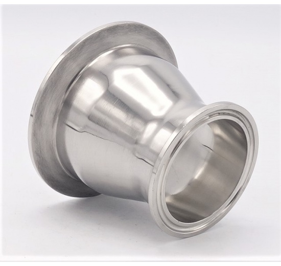 Redukce centrická, clamp DN65/50