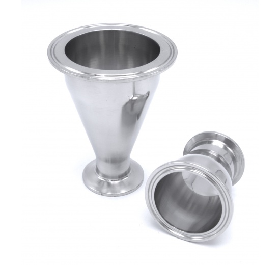 Redukce centrické CLAMP Potrubní spoje 	Potravinářské armatury