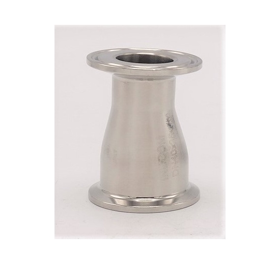 Redukce excentrická, clamp  DN40/25