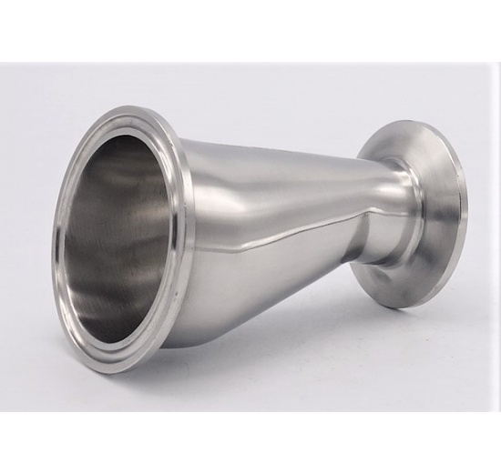 Redukce excentrická, clamp  DN50/25