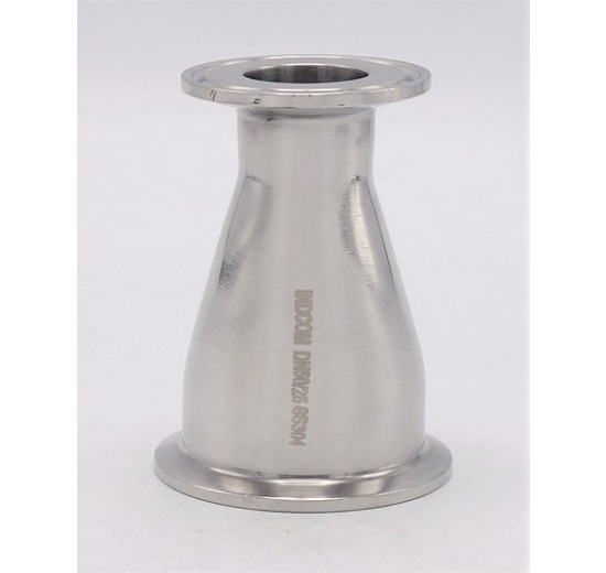 Redukce excentrická, clamp  DN50/25