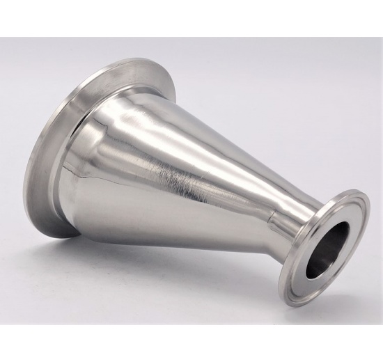 Redukce excentrická, clamp  DN65/25