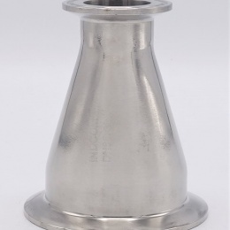 Redukce excentrická, clamp  DN65/32