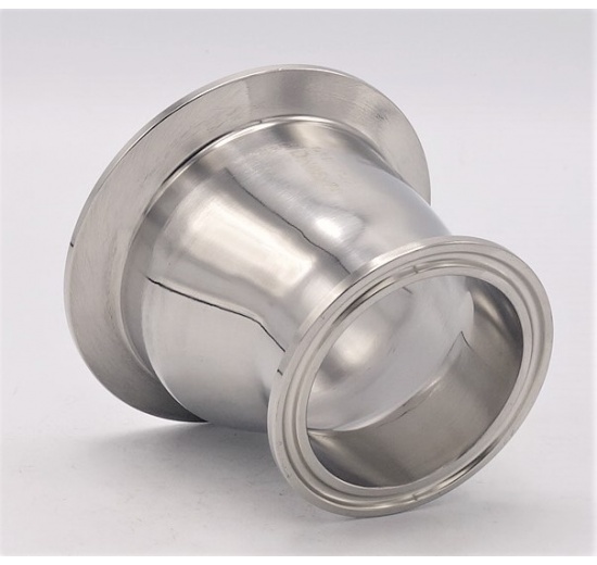 Redukce excentrická, clamp  DN65/50