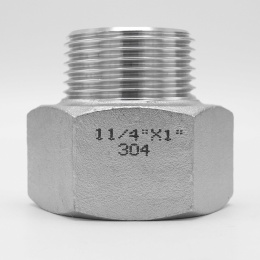 Redukce závitová VNI/VNĚ /se šestihranem/ typ 324| 5/4"x1"