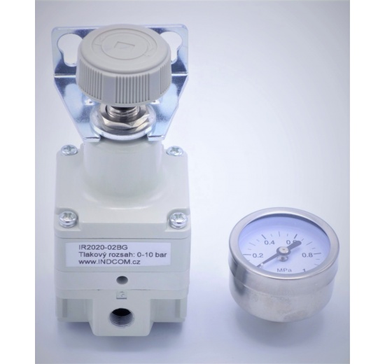 Redukční ventil s jemnou regulací G 1/4"   rozsah 0.1-10 bar