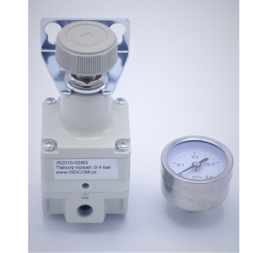 Redukční ventil s jemnou regulací G 1/4"   rozsah 0.1-4 bar