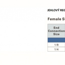 Regulační ventil jehlový