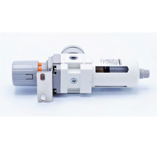 regulační ventil s manometrem, filtr, ochranný koš