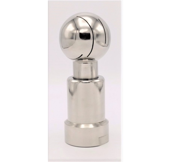 Rotační mycí hlavice nerezová, závitová 2”