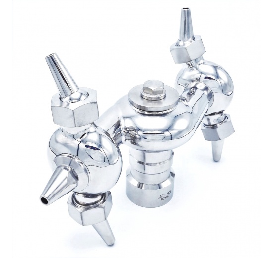 Rotační trysková, mycí hlavice závitová