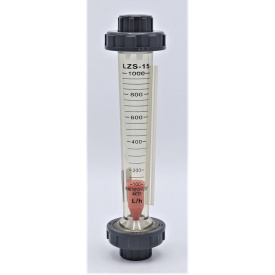 Rotameter (flowmeter) Plastic - Glued Joint | 0.1~1 m3/h, female thread BSP 1/2"