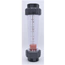 náhled produktu Rotameter (flowmeter) Plastic - Glued Joint | 1~10 m3/h, female thread 1 1/2"