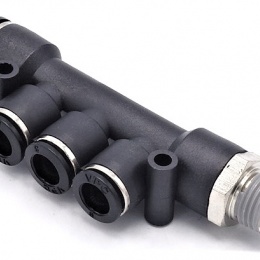 Rozdělovací kus redukovaný se závitem