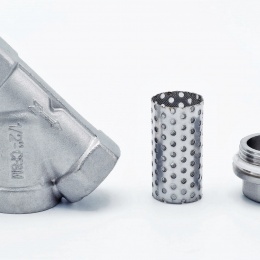 šikmý nerezový Y filtr s jemným sítkem, závitový 1/2”