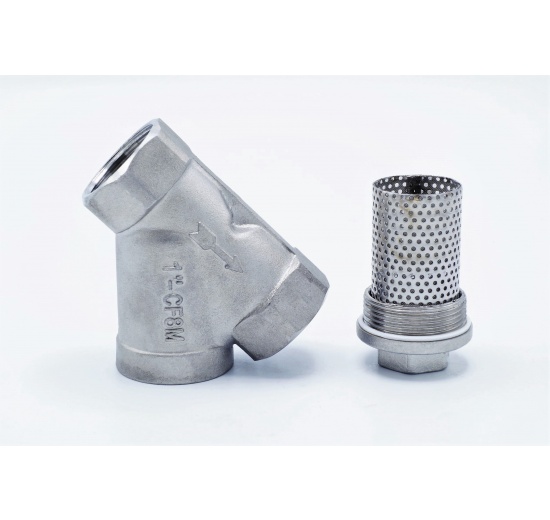 šikmý Y filtr s nerezovým sítkem, závitový 1”