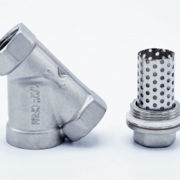 šikmý Y filtr s nerezovým sítkem, závitový DN15