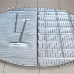 síto štěrbinové nerezové