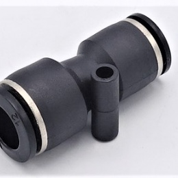 Spojka přímá redukovaná 10 mm/6 mm, pneumatické prvky, nástrčné šroubení z plastu