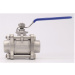 Stainless ball valve with full bore, three- pieced, threaded title=