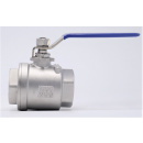 náhled produktu Stainless steel ball valve with full bore, two- piece  1 1/2”
