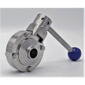 Stainless steel butterfly valve, welded type S-S | DN20