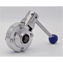 náhled produktu Stainless steel butterfly valve, welded type S-S | DN25