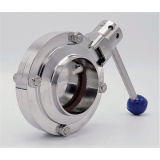 náhled produktu Stainless steel butterfly valve, welded type S-S | DN65