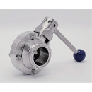 náhled produktu Stainless steel butterfly valves, CLAMP type C-C | DN40(K50.5)