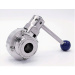 Stainless steel butterfly valves, clamped type CLAMP title=