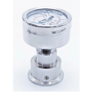 náhled produktu Stainless Steel Pressure Gauge 63 mm (back connection) with Separating Diaphragm-CLAMP | 0-6 bar, (clamp-50,5mm)