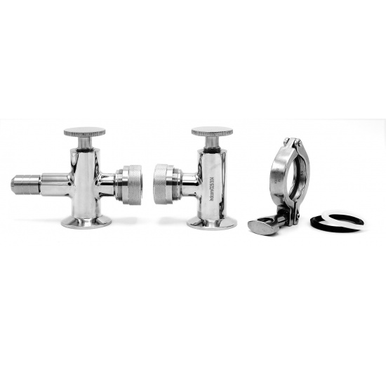 Stavoznak clamp připojení, horní a spodní díl