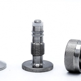 Stavoznak se vzorkovacím kohoutkem, clamp DN25