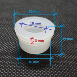 stavoznak silikonové těsnění - rozměry