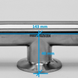 T kus, clamp krátký  DN25