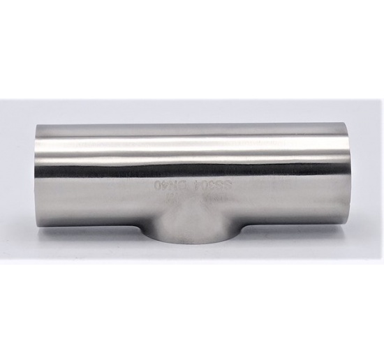 T kus krátký, navařovací DN40 (40x1,5mm) nerezové armatury