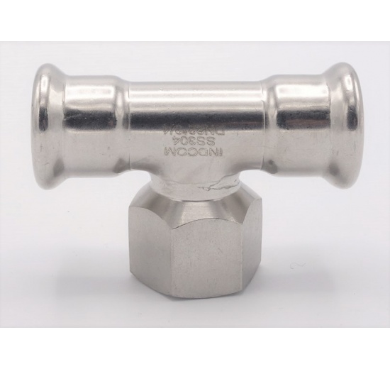 T-kus, lisovací F/F(závit vnitřní)/F 22_3/4"_22