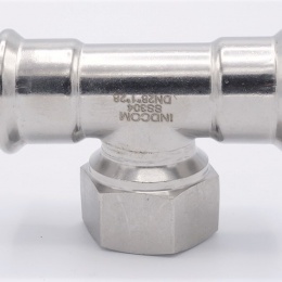 T-kus, lisovací F/F(závit vnitřní)/F 28_1"_28