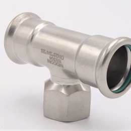 T-kus, lisovací F/F(závit vnitřní)/F 28_3/4"_28