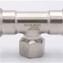 T-kus, lisovací F/F(závit vnitřní)/F 28_3/4"_28