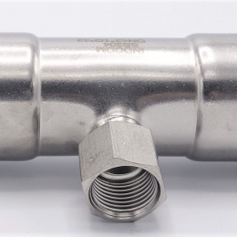 T-kus, lisovací F/F(závit vnitřní)/F 42_1/2"_42