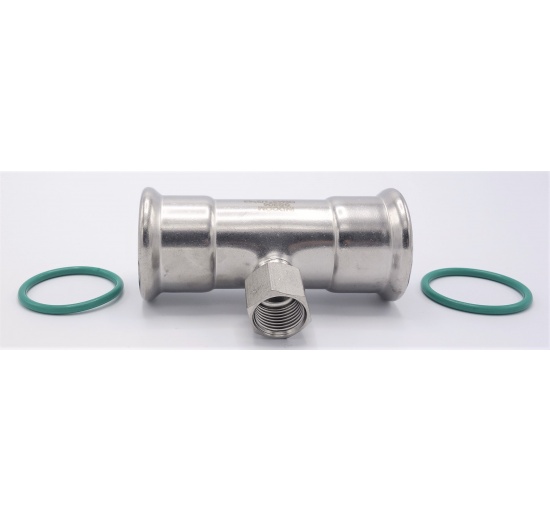 T-kus, lisovací F/F(závit vnitřní)/F 42_1/2"_42