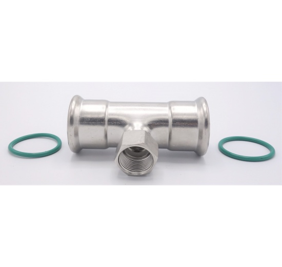 T-kus, lisovací F/F(závit vnitřní)/F 42_3/4"_42