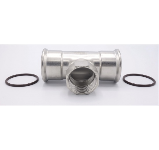 T-kus, lisovací F/F(závit vnitřní)/F 54_1 1/2"_54